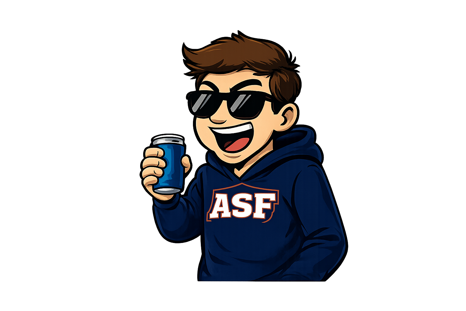 Average Sports Fan cartoon fan